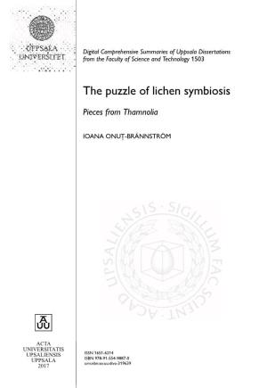 The Puzzle of Lichen Symbiosis