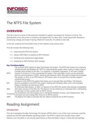 The NTFS File System