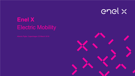Enel X Electric Mobility