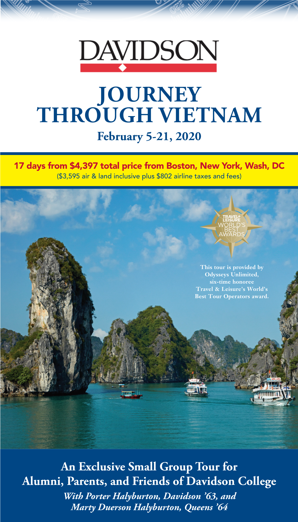 JOURNEY THROUGH VIETNAM February 5-21, 2020