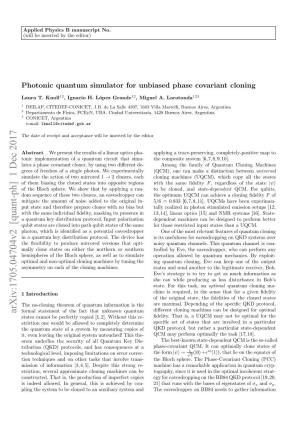 Photonic Quantum Simulator for Unbiased Phase Covariant Cloning