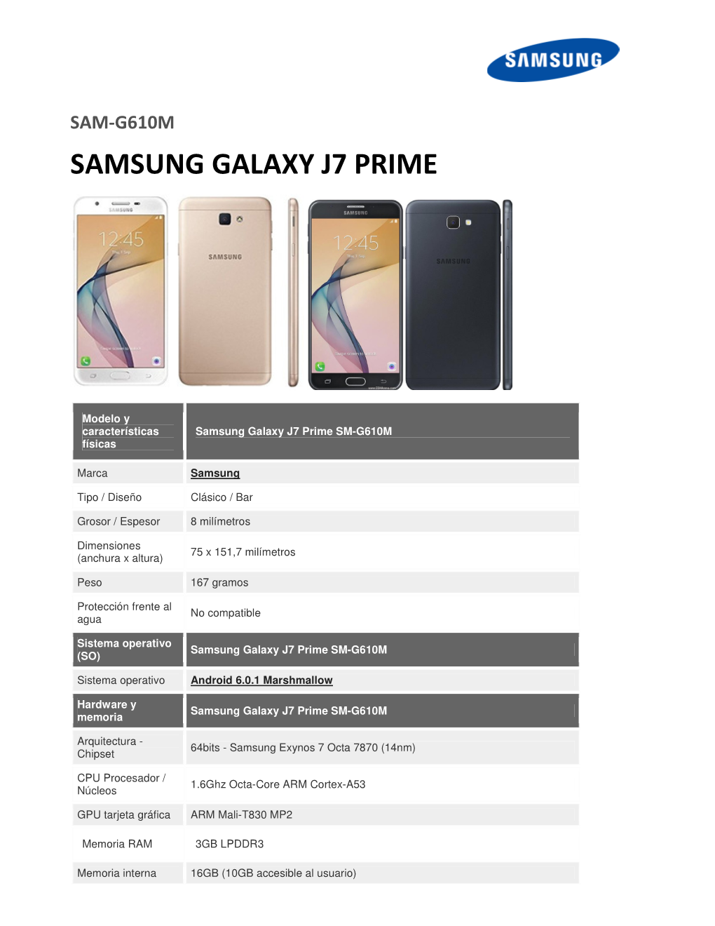 Samsung Galaxy J7 Prime