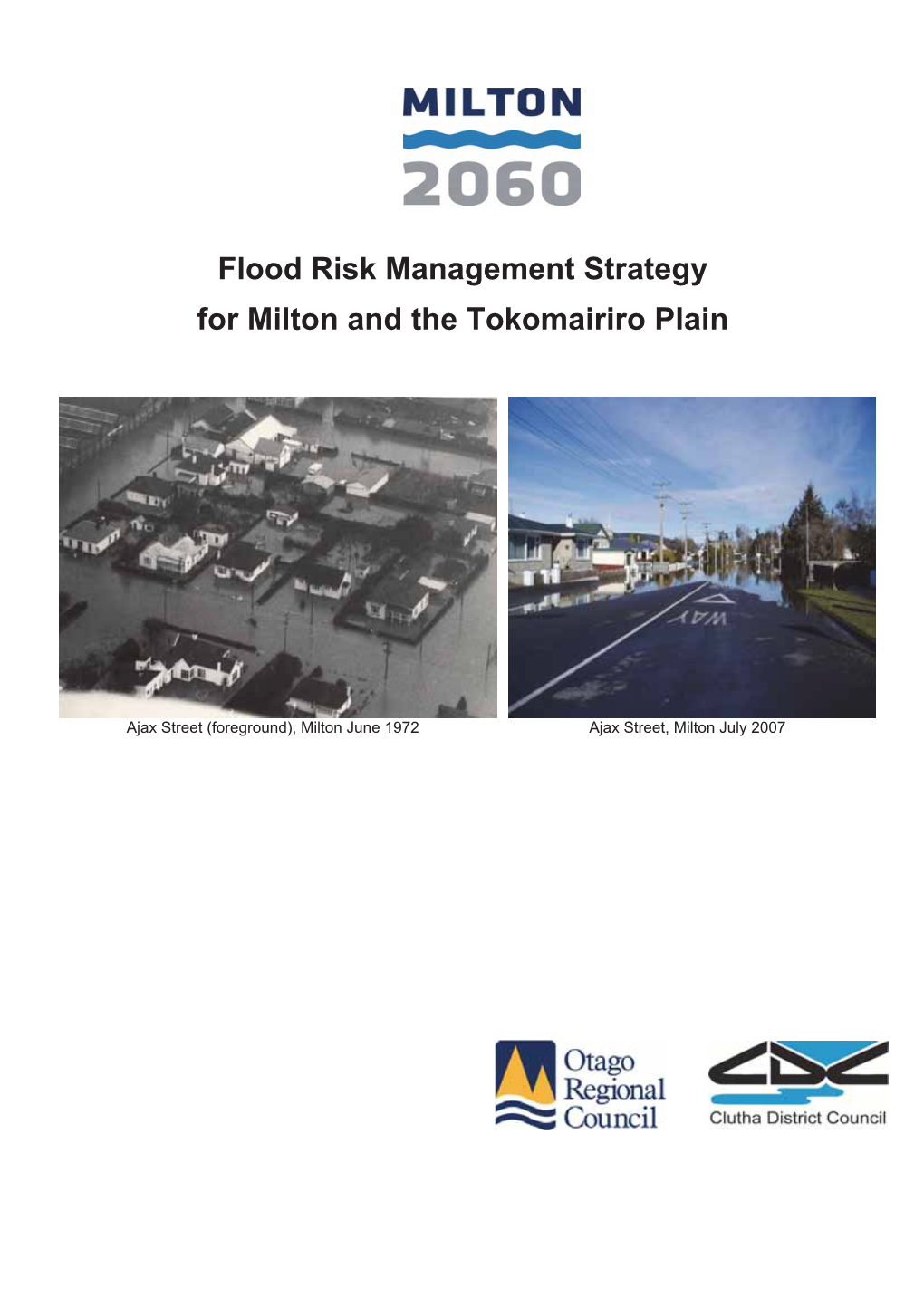 Flood Risk Management Strategy for Milton and the Tokomairiro Plain