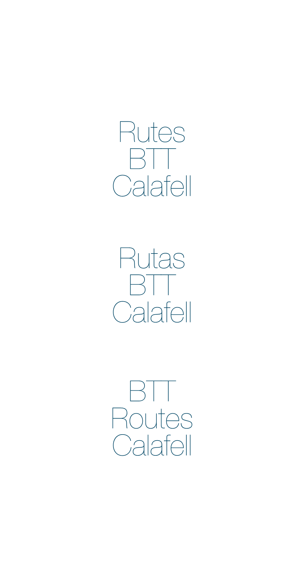 Rutes BTT Calafell Rutas BTT Calafell BTT Routes