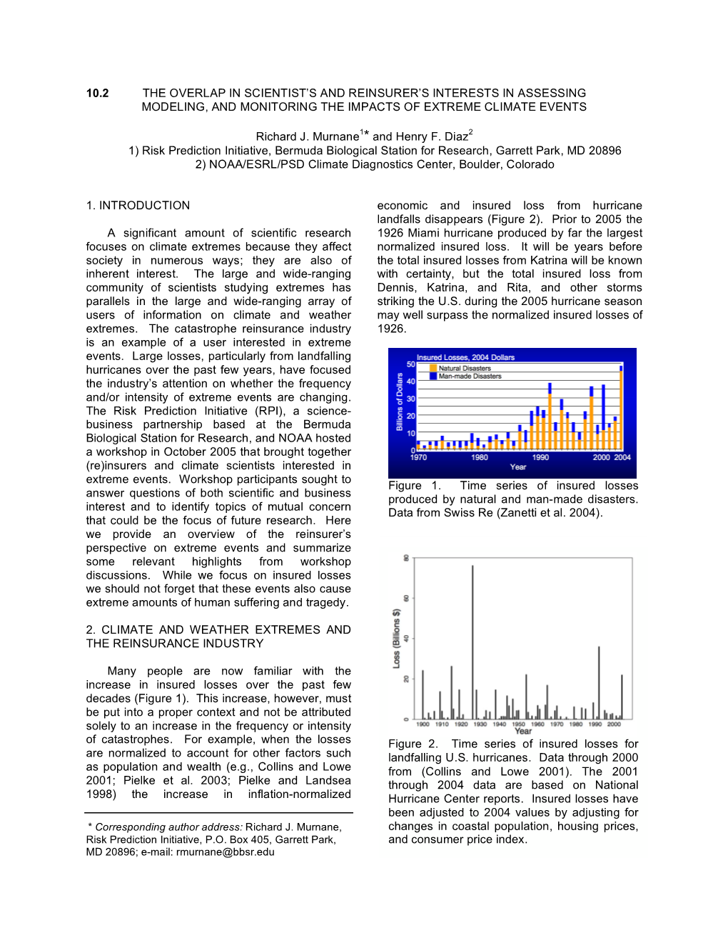 Presentations Meteorological Event