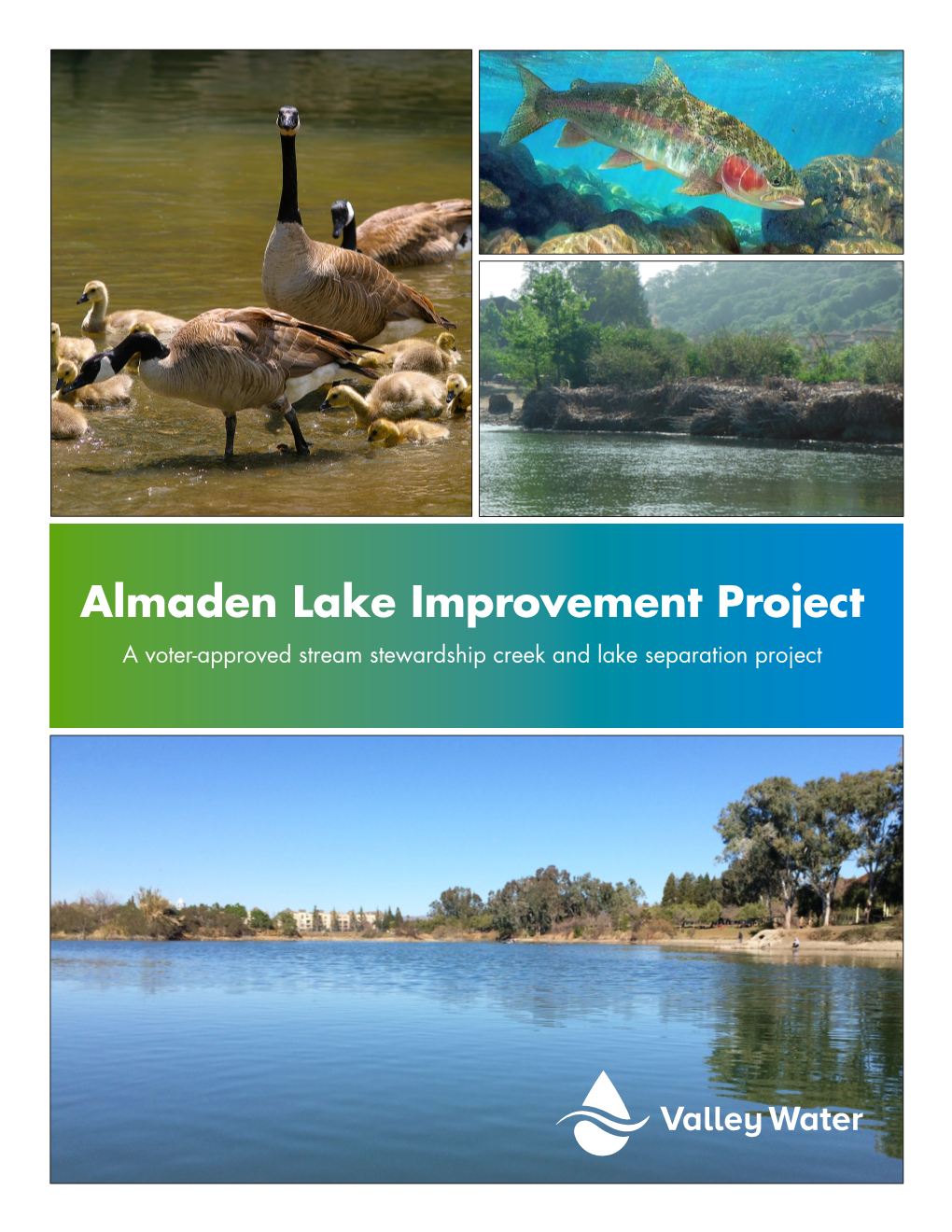 Almaden Lake Improvement Project a Voter-Approved Stream Stewardship Creek and Lake Separation Project Almaden Lake History and Existing Conditions