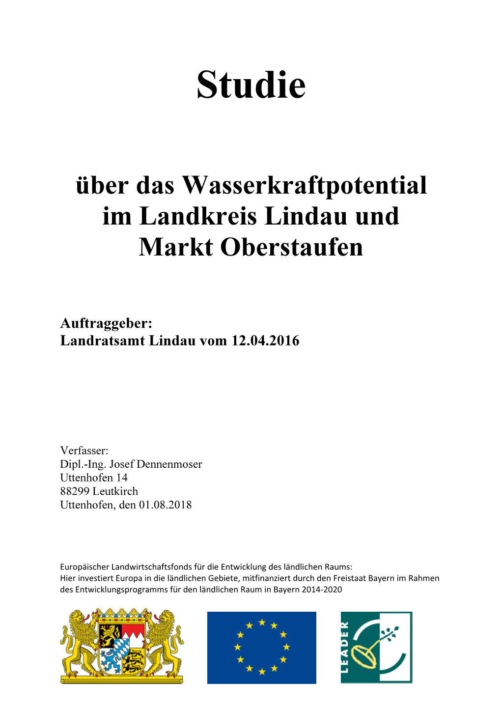 Studie Über Wasserkraftpotential