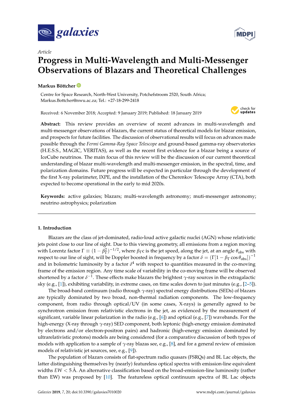 Progress in Multi-Wavelength and Multi-Messenger Observations of Blazars and Theoretical Challenges