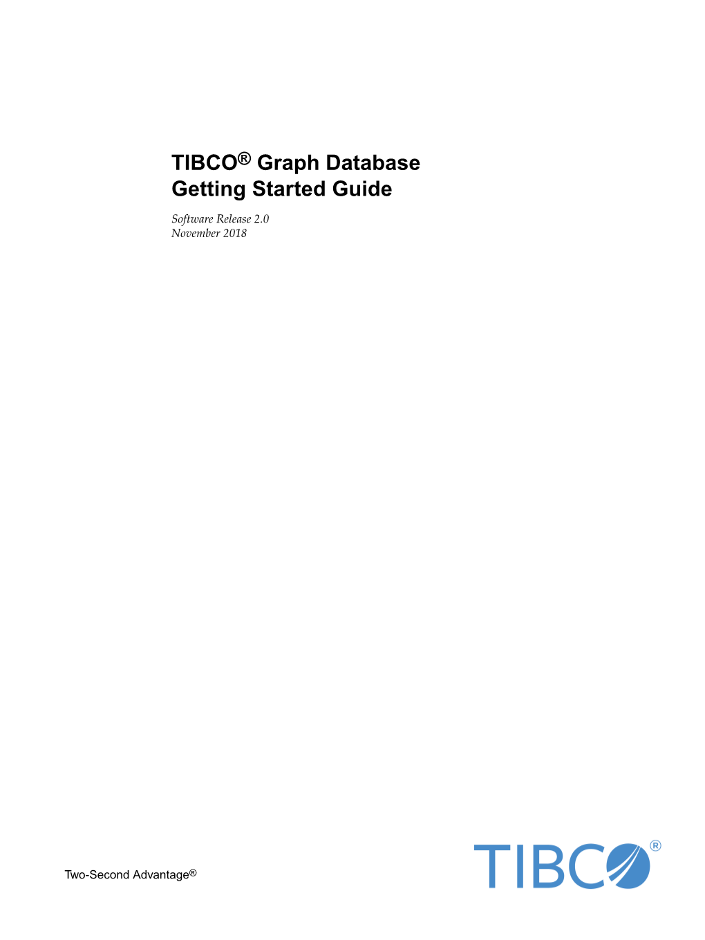 TIBCO® Graph Database Getting Started Guide
