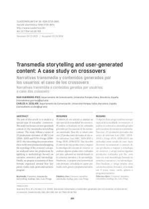 Transmedia Storytelling and User-Generated Content