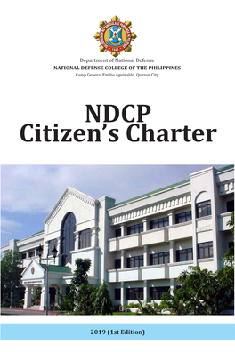 NDCP Citizen's Charter
