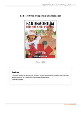 Download PDF ^ Red Hot Chili Peppers: Fandemonium