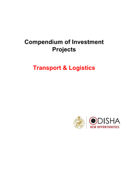 Compendium of Investment Projects Transport & Logistics