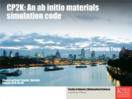 An Ab Initio Materials Simulation Code