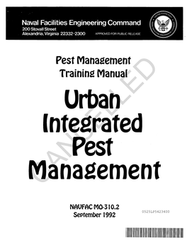 MO-310.2 Urban Integrated Pest Management