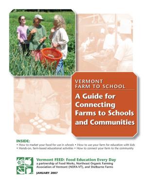 A Guide for Connecting Farms to Schools and Communities