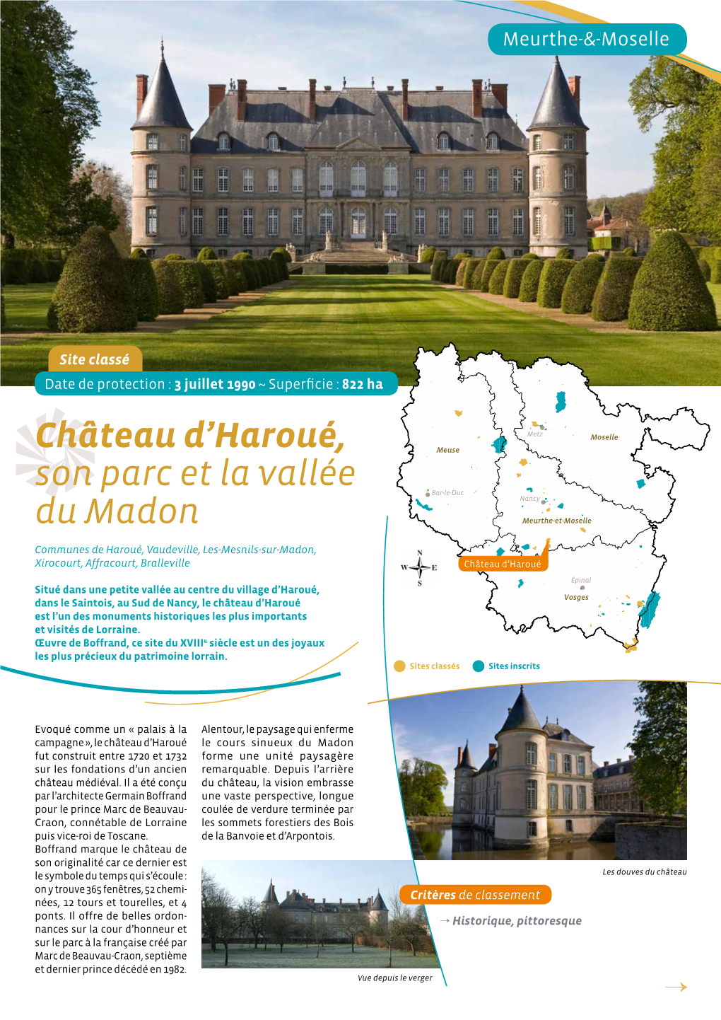 Château D'haroué, Son Parc Et La Vallée Du Madon