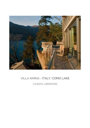 Villa Amina - Italy, Como Lake