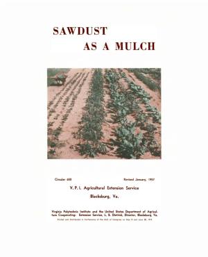 Sawdust As a Mulch