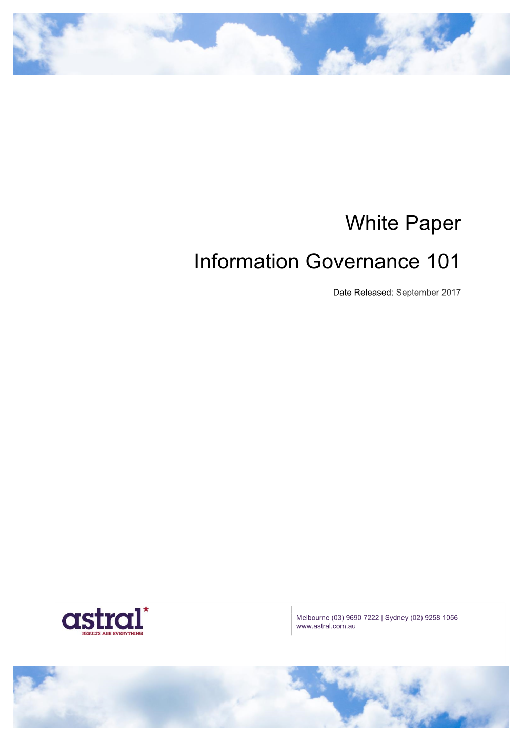 White Paper Information Governance 101