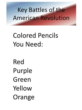 Colored Pencils You Need: Red Purple Green Yellow Orange