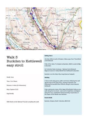 Buckden to Kettlewell and Kettlewell