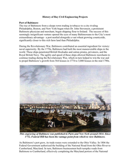 History of Bay Civil Engineering Projects