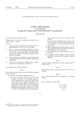 Official Journal of the European Communities 24.5.2000