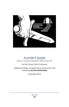 Dungeon Crawl Player's Guide (Paul Shoemaker).Pdf