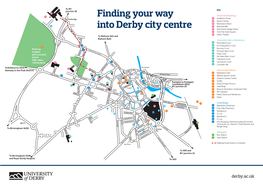 Finding Your Way Into Derby City Centre