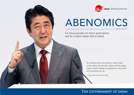 Abenomicspublished in May 2017 for Future Growth, for Future Generations, and for a Future Japan That Is Robust