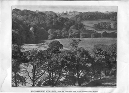 STONYHURST COLLEGE, from the Yorkshire Bank of the Hodder Near Mytton