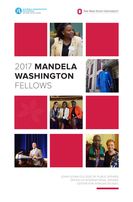 2017 Mandela Washington Fellows