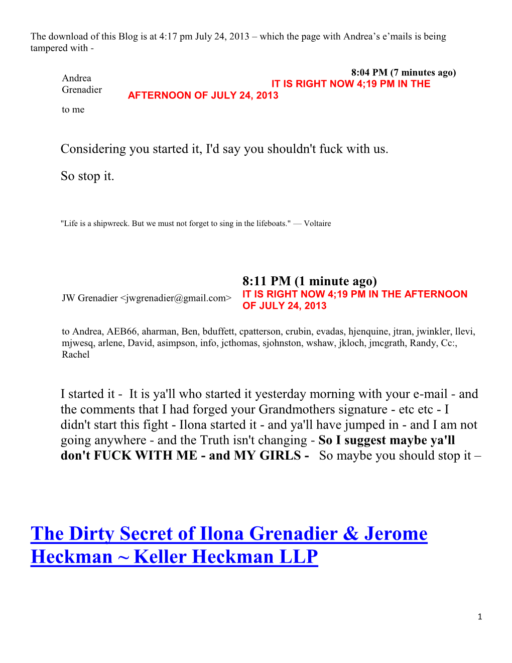 The Dirty Secret of Ilona Grenadier & Jerome Heckman