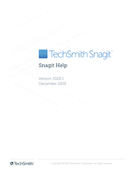 Snagit-Complete-Help-Guide-2020.Pdf