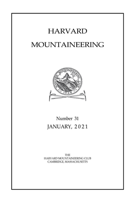 Harvard Mountaineering 31