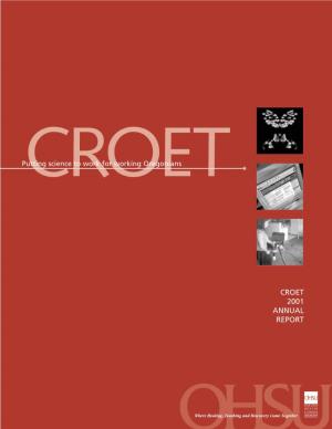 Croet 2001 Annual Report