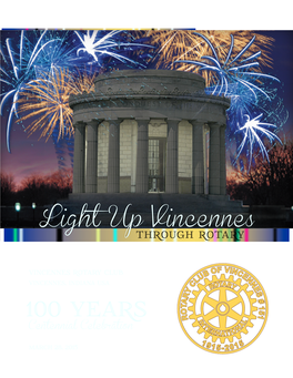 100 YEARS R Centennial Celebration March 28, 2015 PRESIDENT’S WELCOME