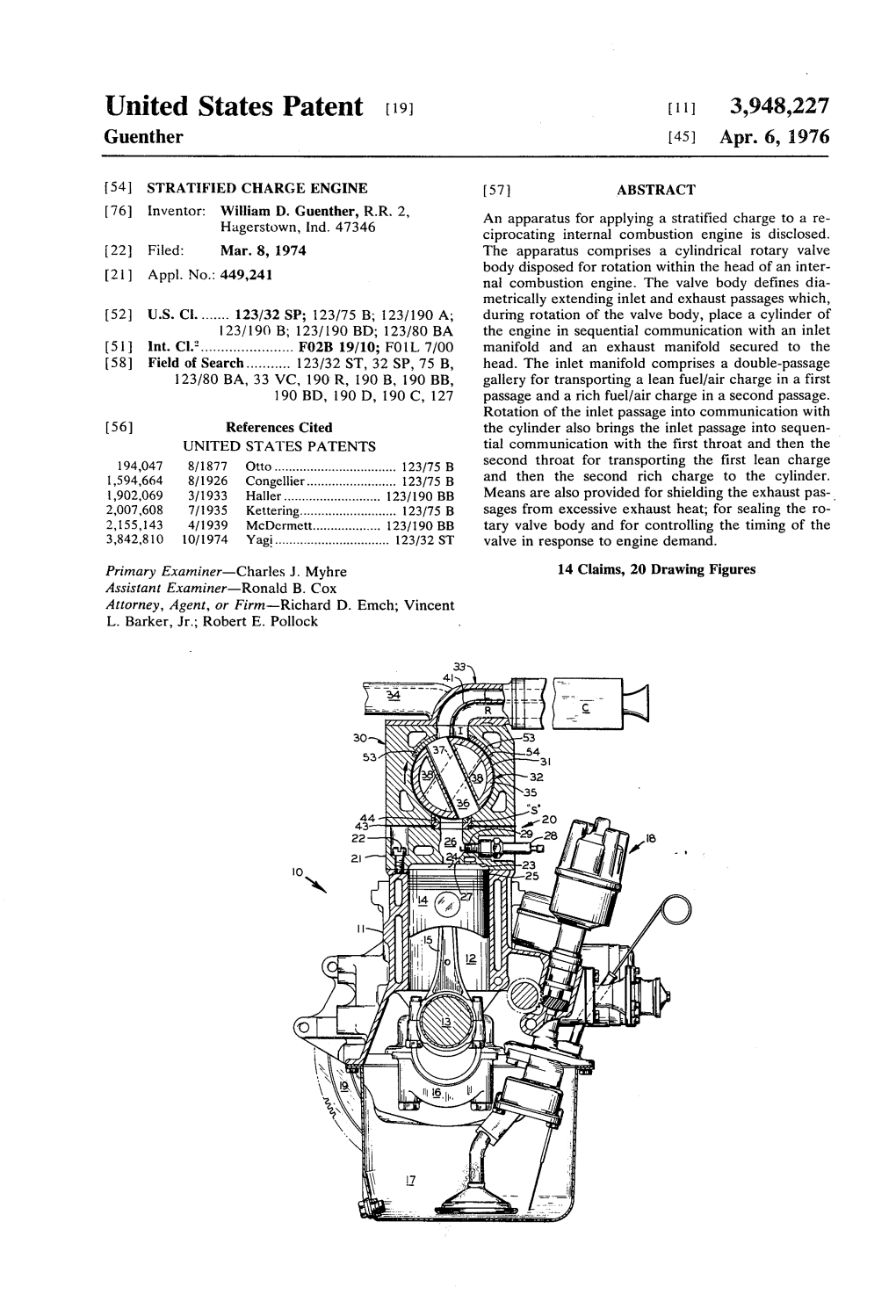 United States Patent 19 L L 3,948,227 Guenther 45) Apr