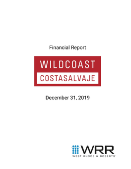 Financial Report December 31, 2019