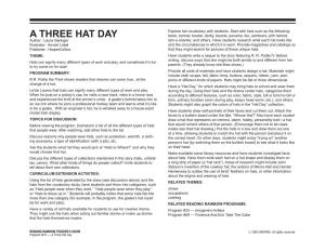 A THREE HAT DAY Beret, Bonnet, Bowler, Derby, Beanie, Panama, Fez, Sombrero, Pith Helmet, Author: Laura Geringer Tam-O-Shanter, and Others