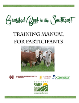 Grass Fed Beef Training Manual