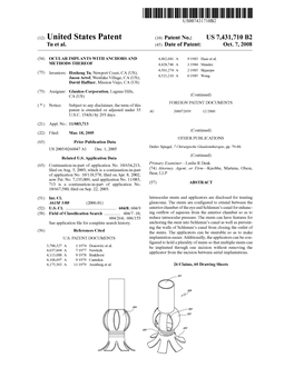 (12) United States Patent (10) Patent No.: US 7431,710 B2 Tu Et Al
