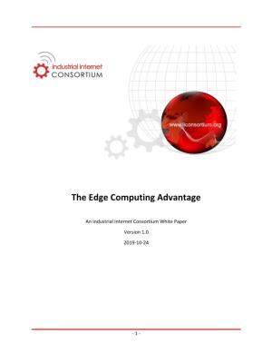 The Edge Computing Advantage