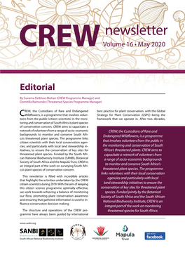 CREW Newsletter May 2020 2