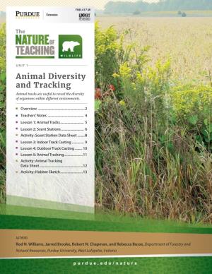 FNR-417-W Animal Diversity and Tracking