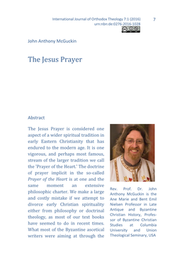 John Mcguckin the Jesus Prayer.Pdf