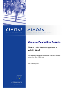 Measure Evaluation Results