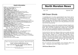 North Moreton News