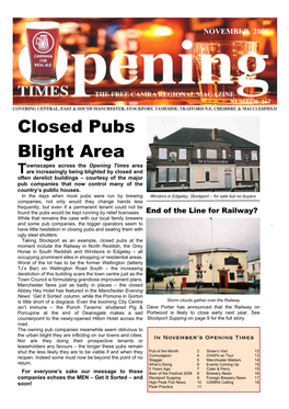 Closed Pubs Blight Area